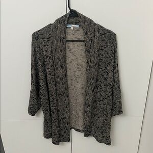 Charcoal and Light Gray Cardigan